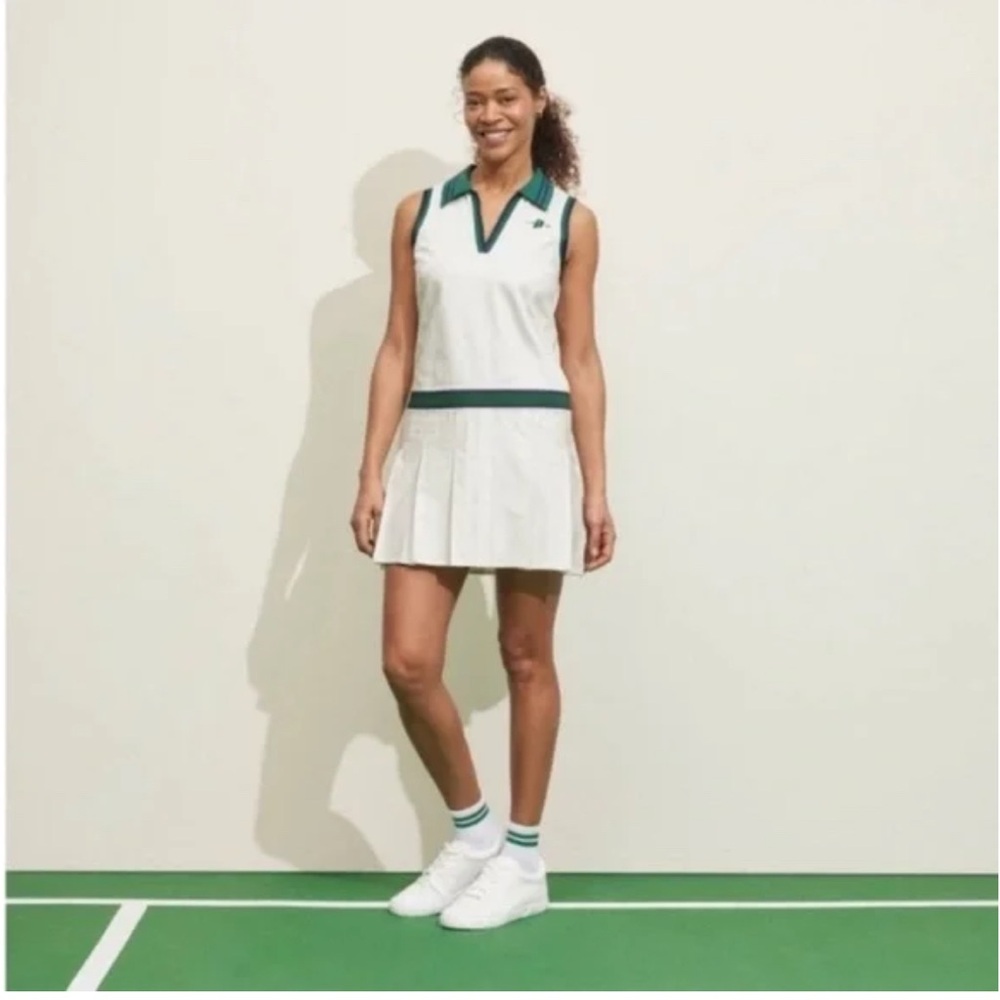 PRINCE - Women's White/Green Pickleball Dress XXL